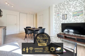 Appartement Neuf pour 4 Personnes au Cœur de Riom N6